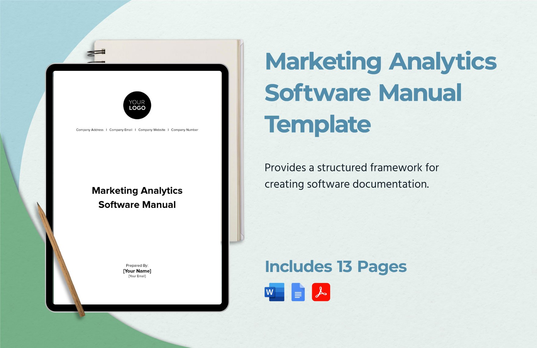 Marketing Analytics Software Manual Template in Word, Google Docs, PDF