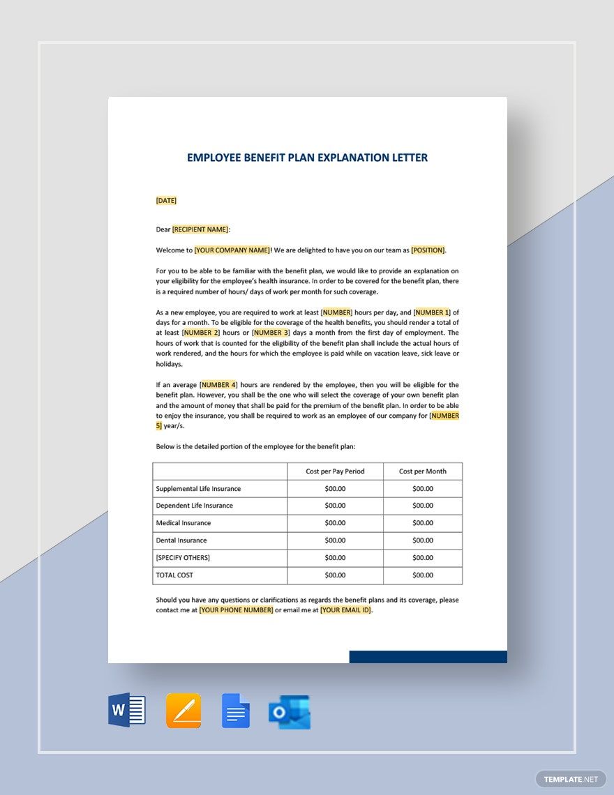 Editable Explanation Letter Templates In Outlook To Download