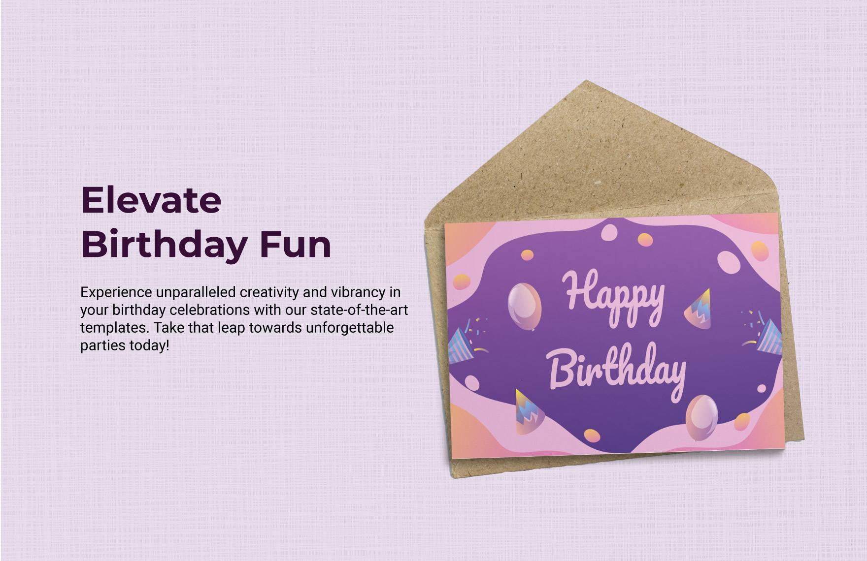 Happy Birthday Party Template