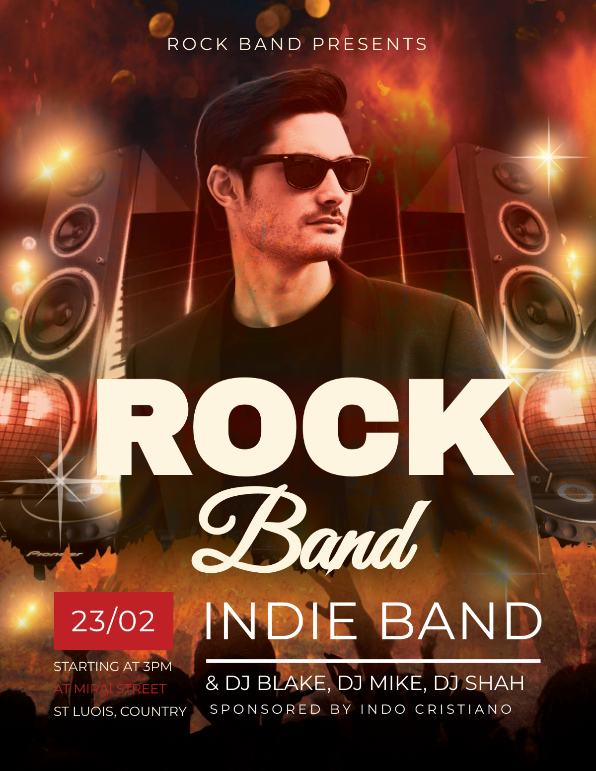 Rock Band Flyer Template