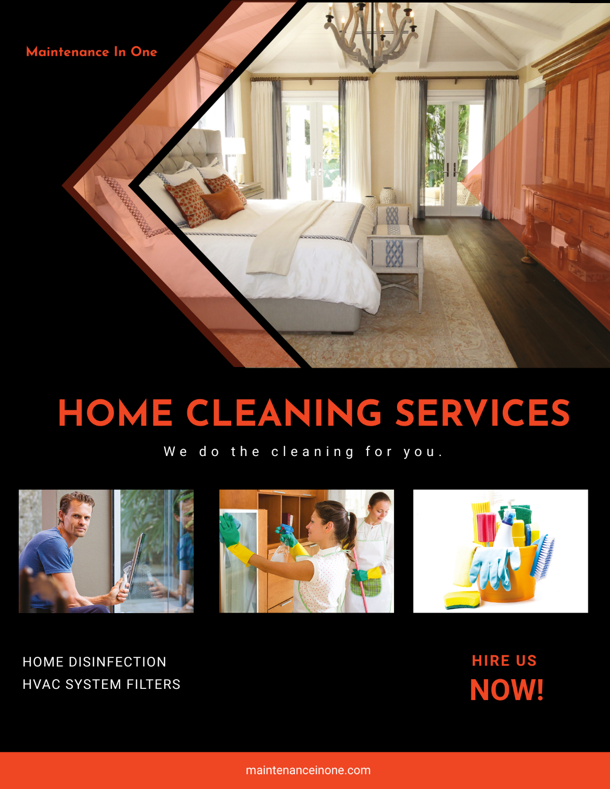 Home Cleaning Service Flyer Template - Edit Online & Download