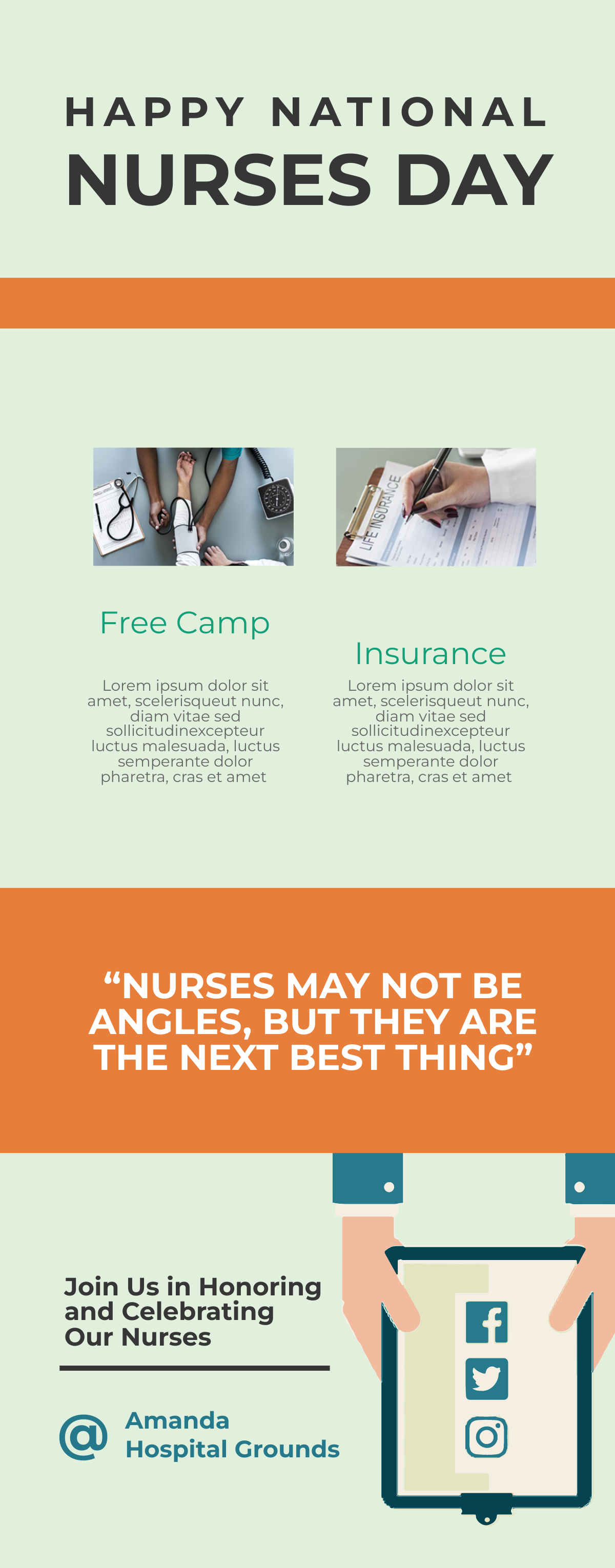 Nurses Day Email Newsletter Template