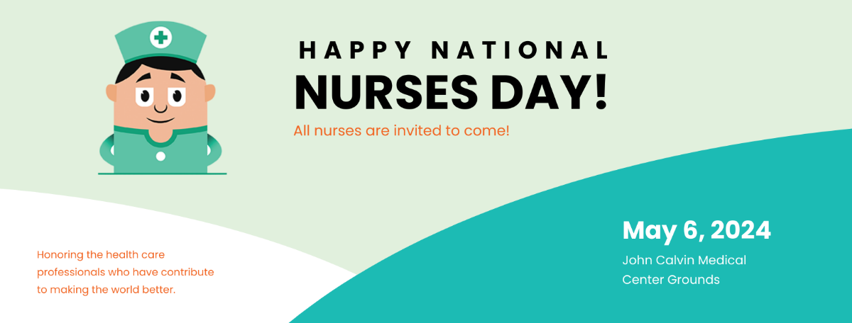 Nurses Day Facebook Cover Template