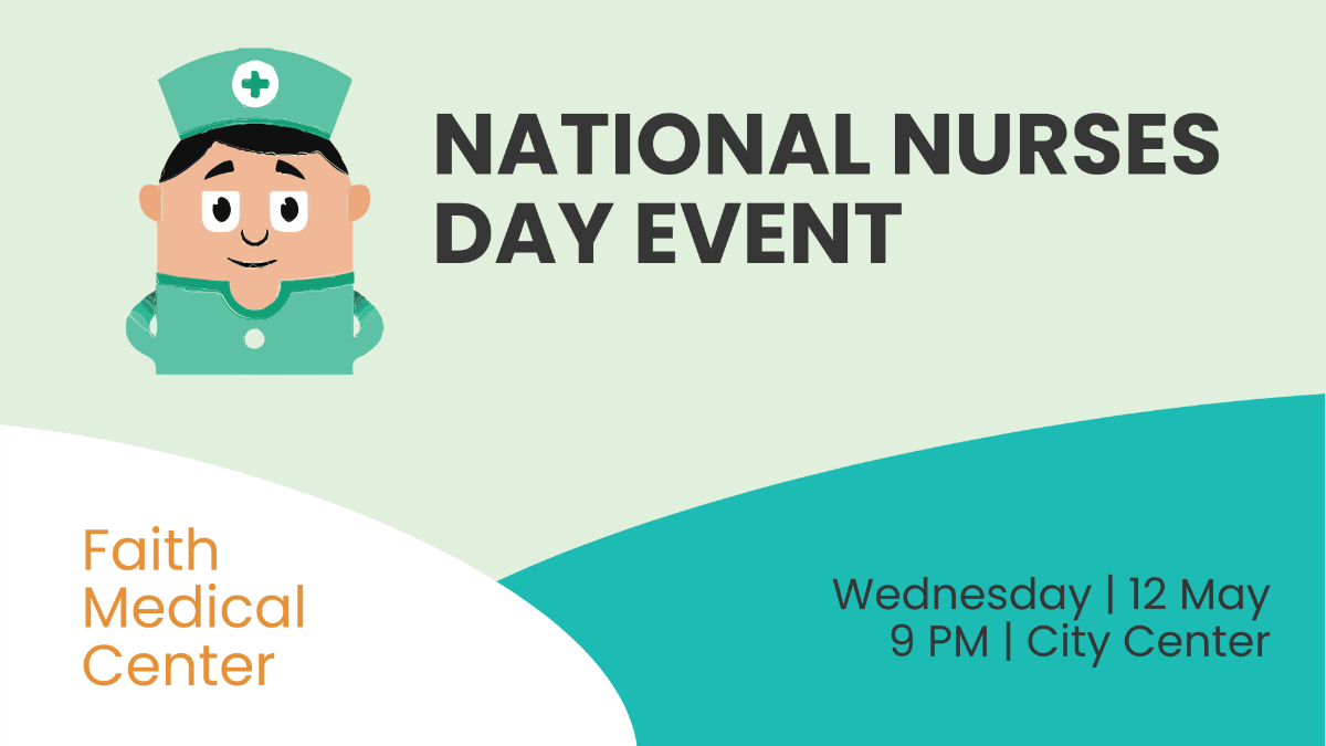 Nurses Day Facebook Event Cover Template