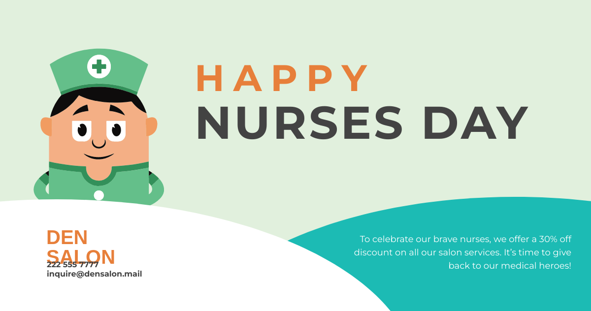 Free Nurses Day Facebook Post Template