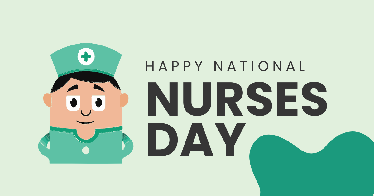 Free Nurses Day LinkedIn Blog Post Template
