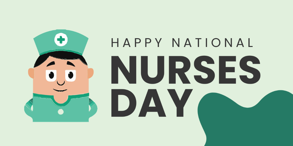 Nurses Day LinkedIn Company Cover Template