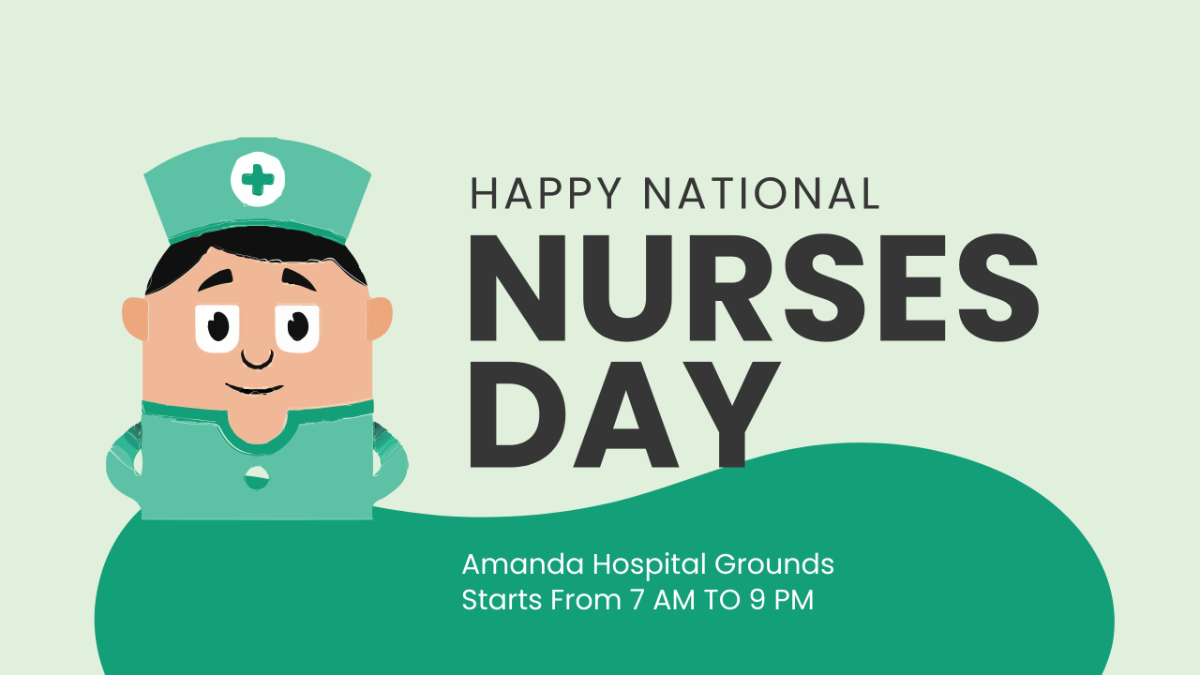 Nurses Day YouTube Channel Cover Template
