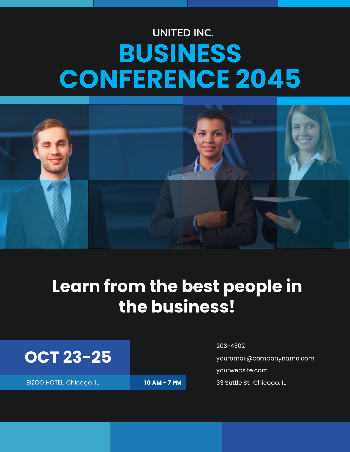 Free Business Conference Flyer Template