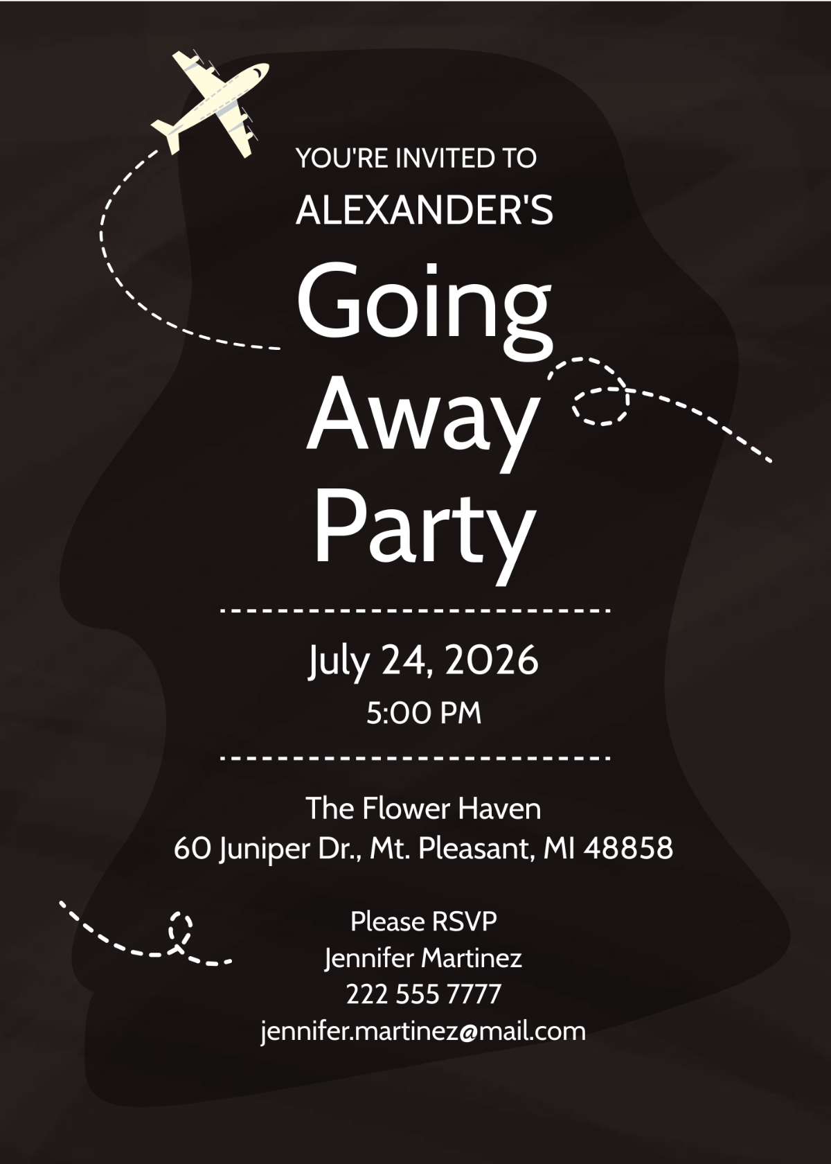 Printable Going Away Party Invitation