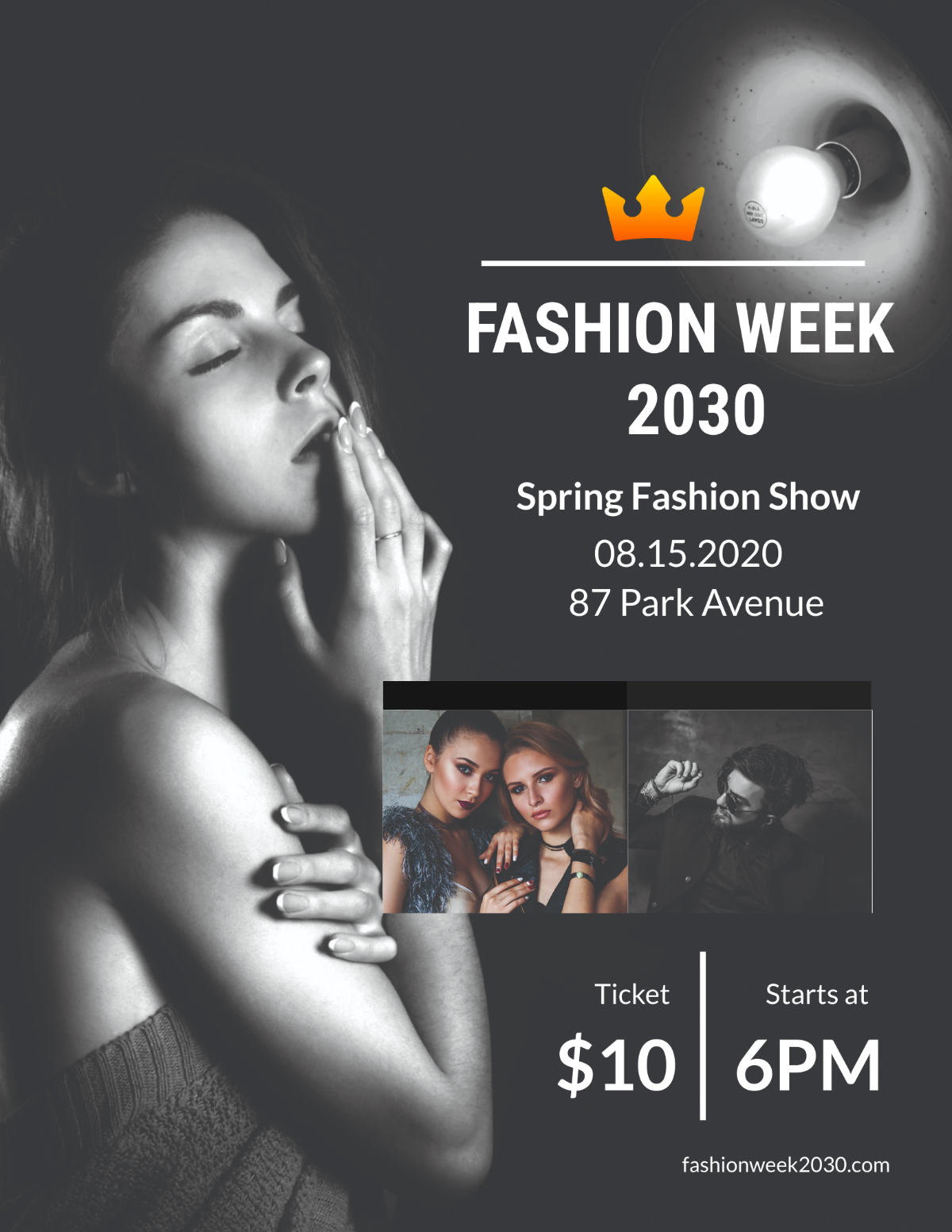 Fashion Week Flyer Template - Edit Online & Download