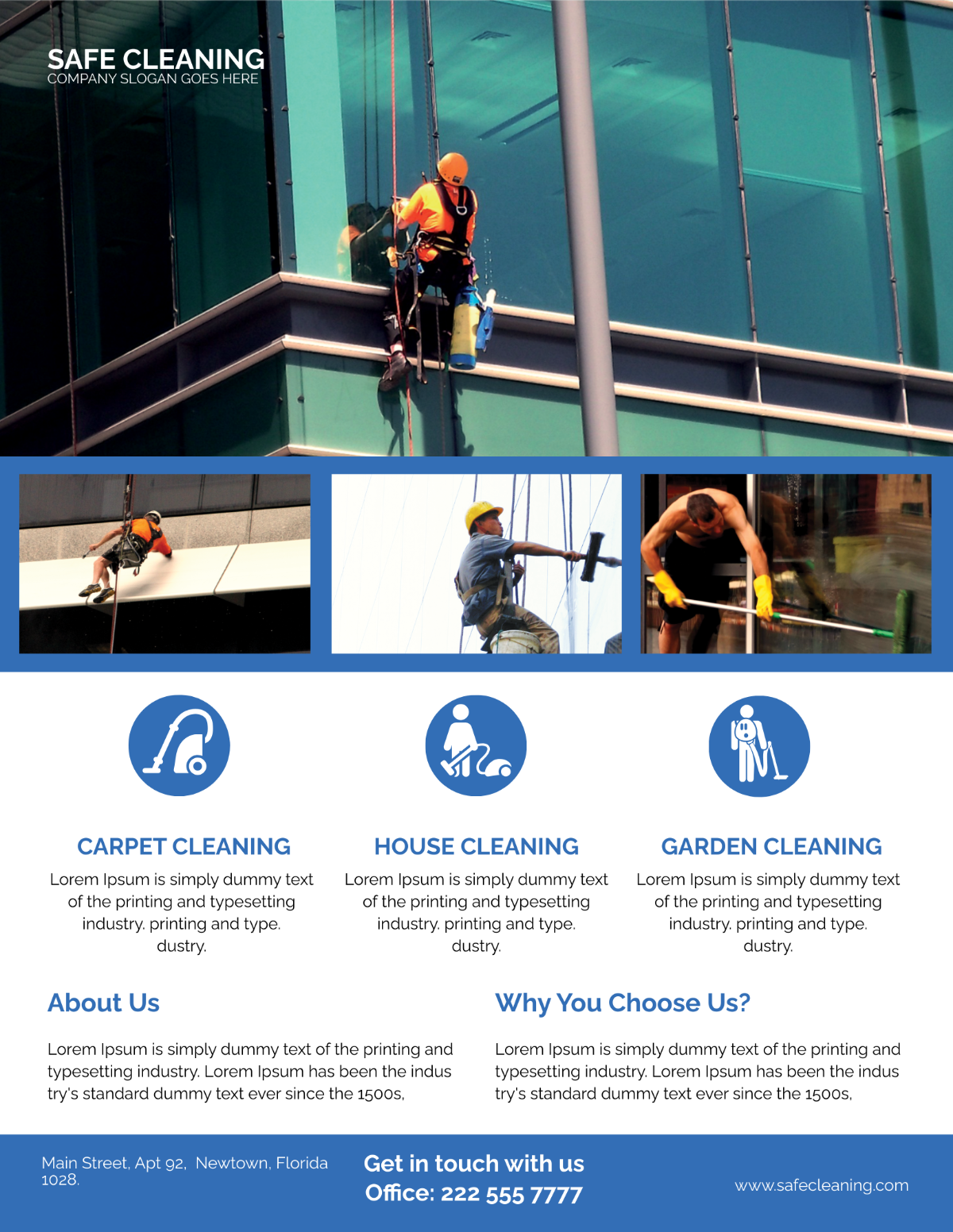 Printable Cleaning Services Flyer Template - Edit Online & Download