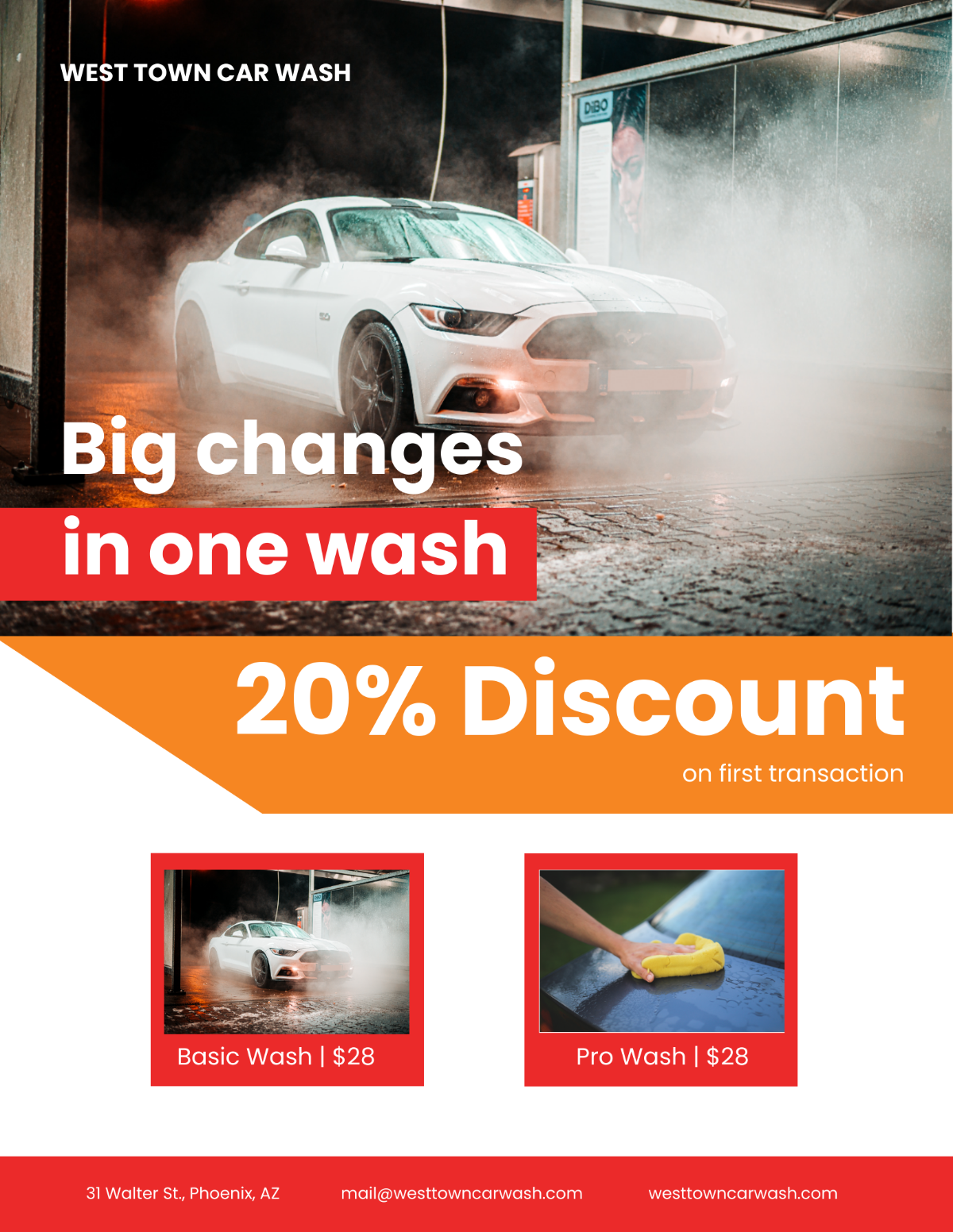 Sample Car Wash Flyer Template - Edit Online & Download