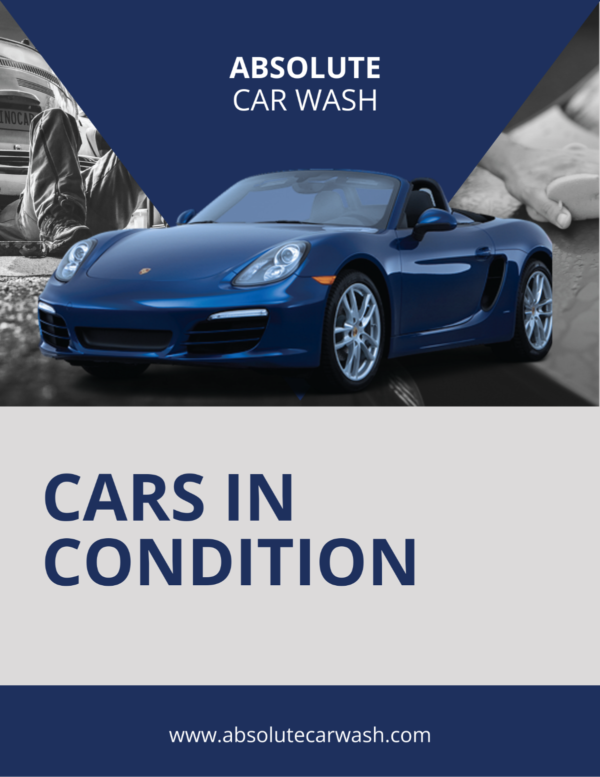 Simple Car Wash Flyer Template