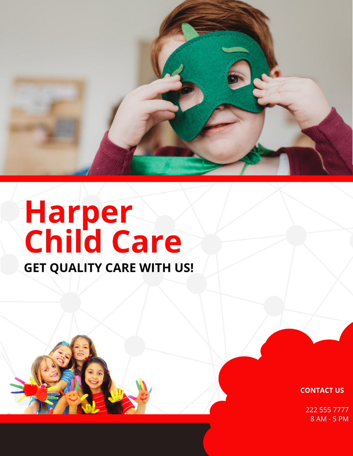 Kid's Care Flyer Template