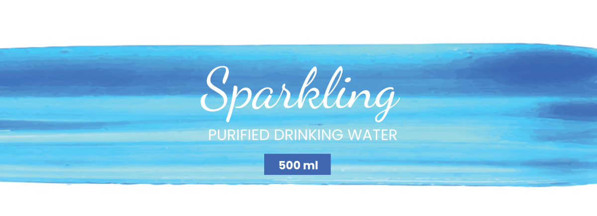 Water Bottle Paint Label Template