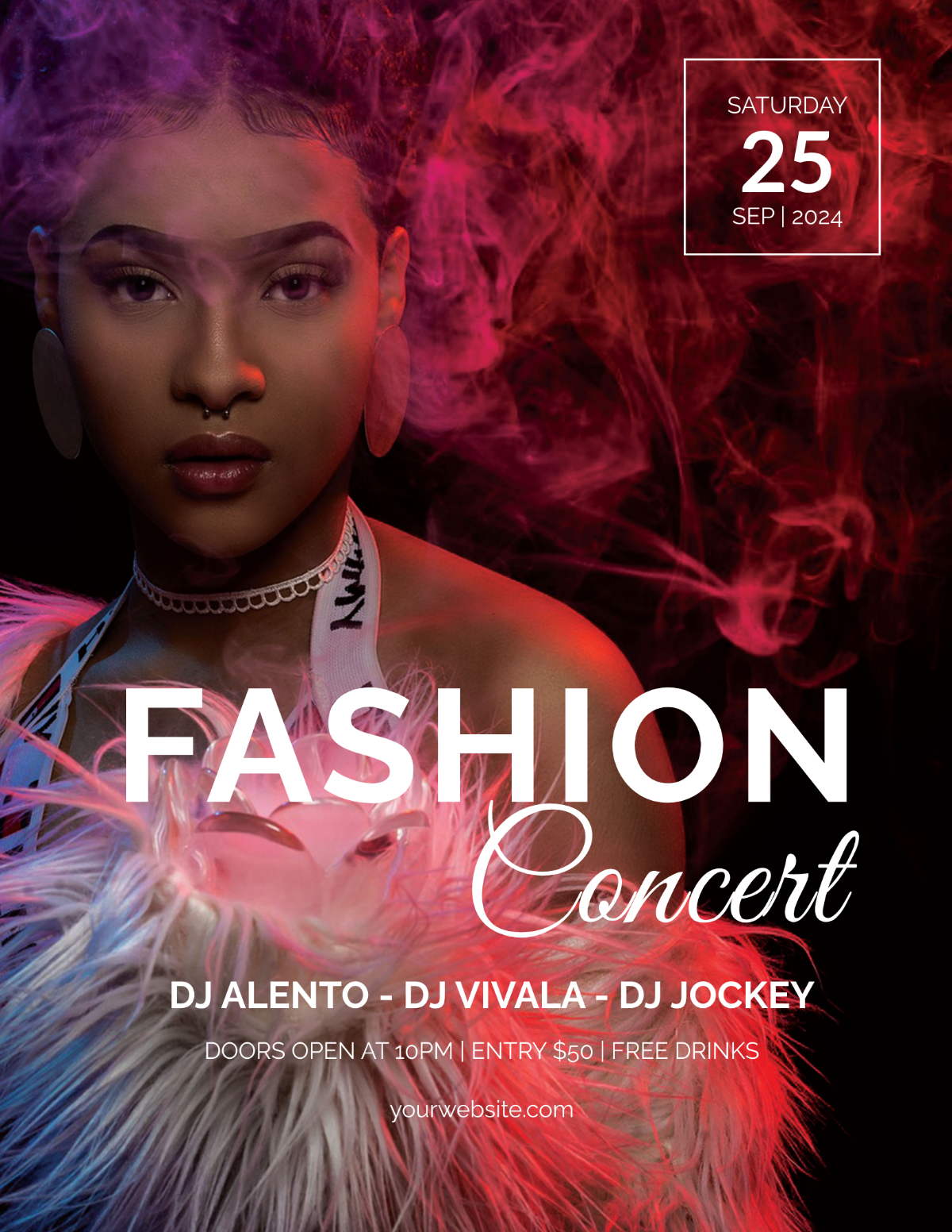 Fashion Concert Flyer Template