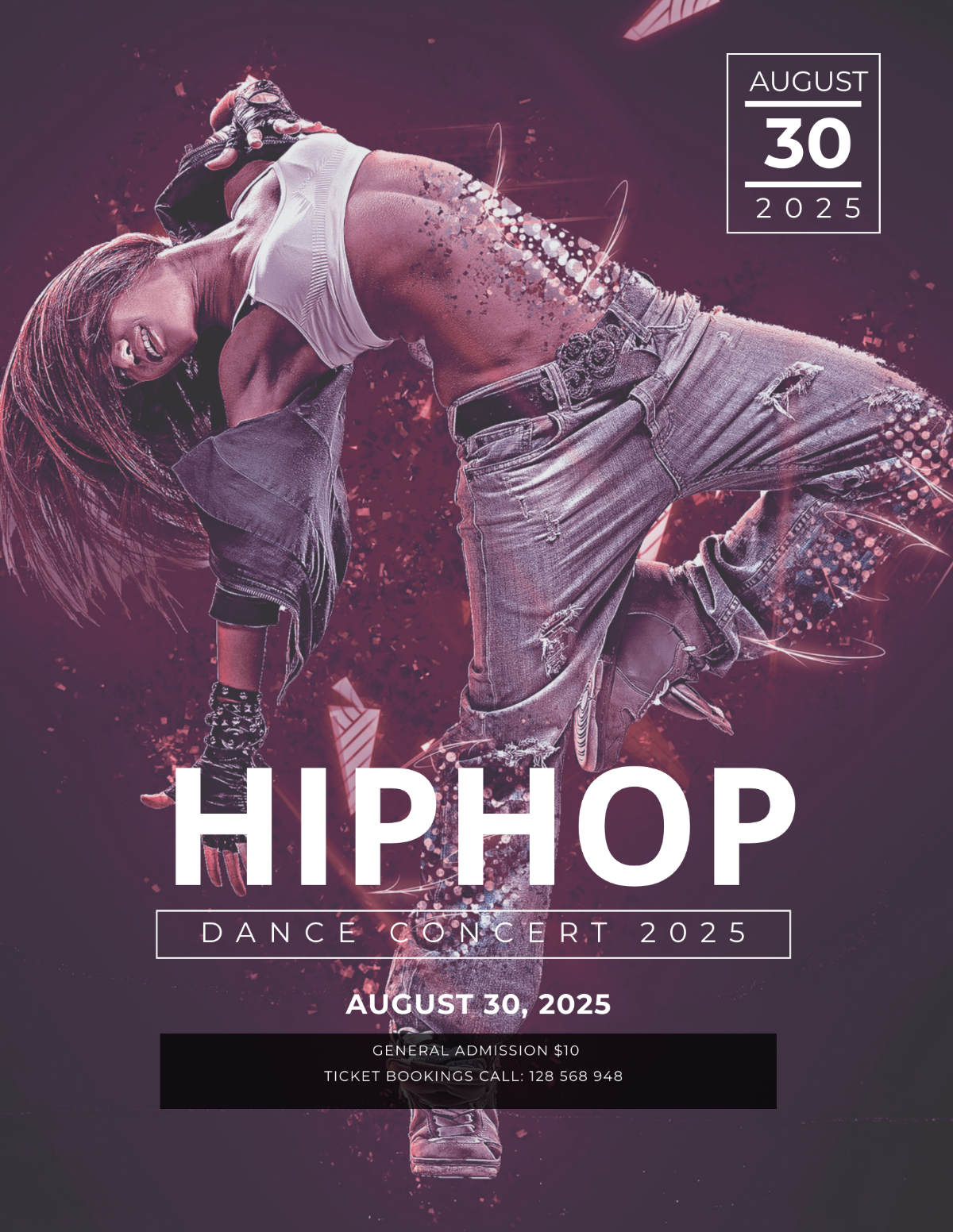 Hip Hop Concert Flyer Template