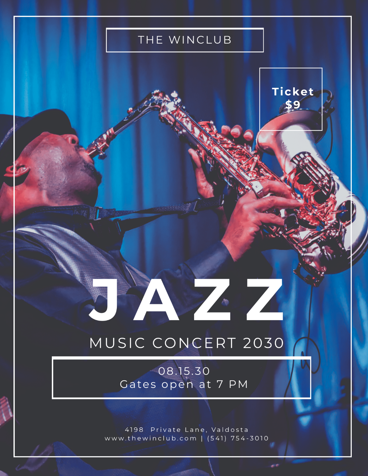 Jazz Concert Flyer Template
