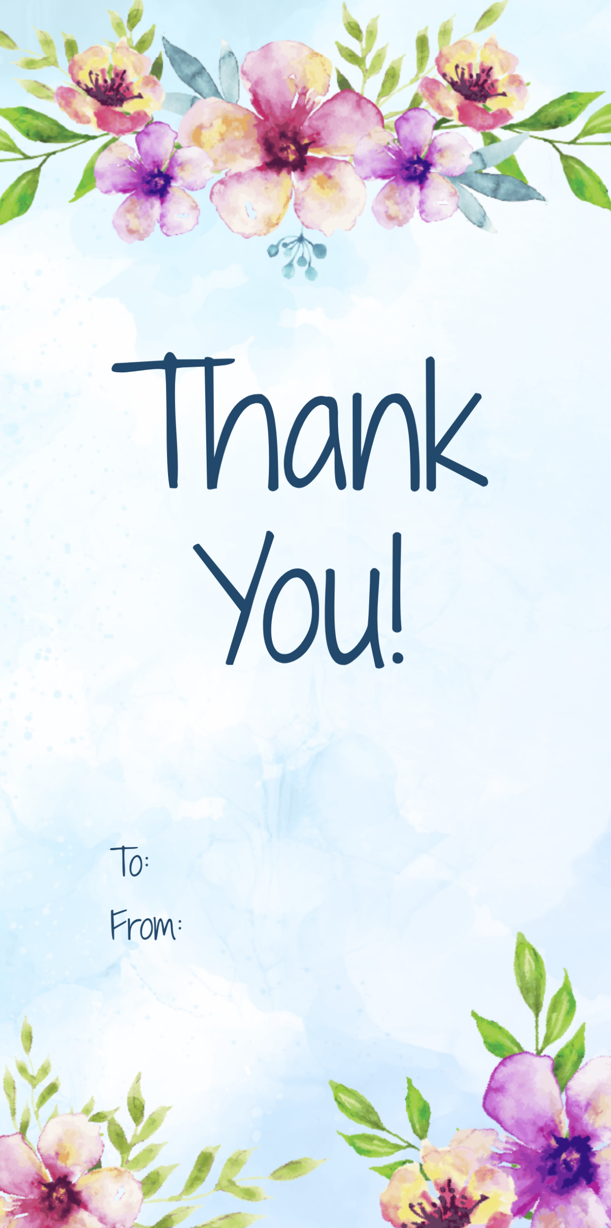 Thank You Gift Tag Template