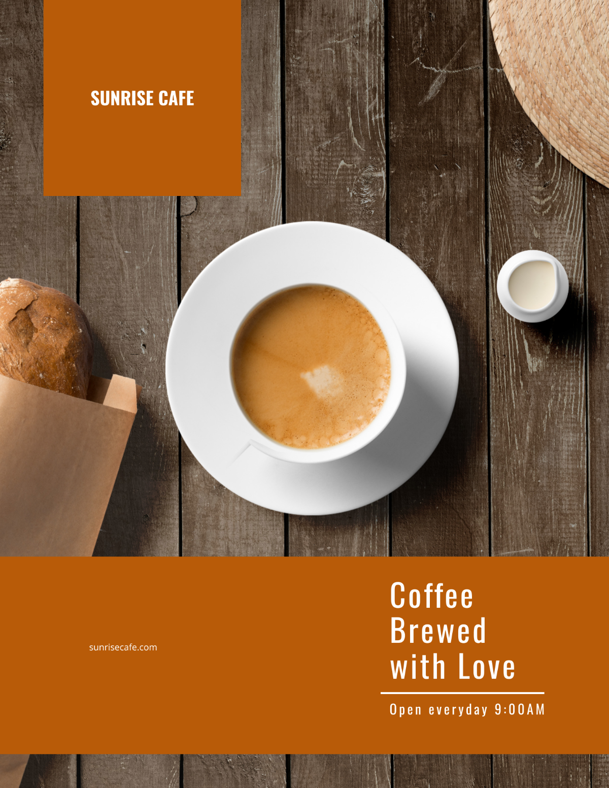 Cafe Flyer Template - Edit Online & Download