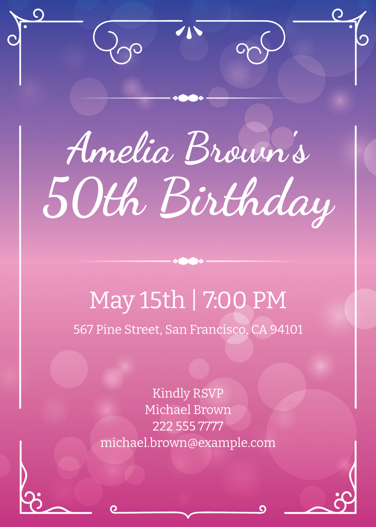 Birthday Invitation Card Exle Wordings Infoupdate
