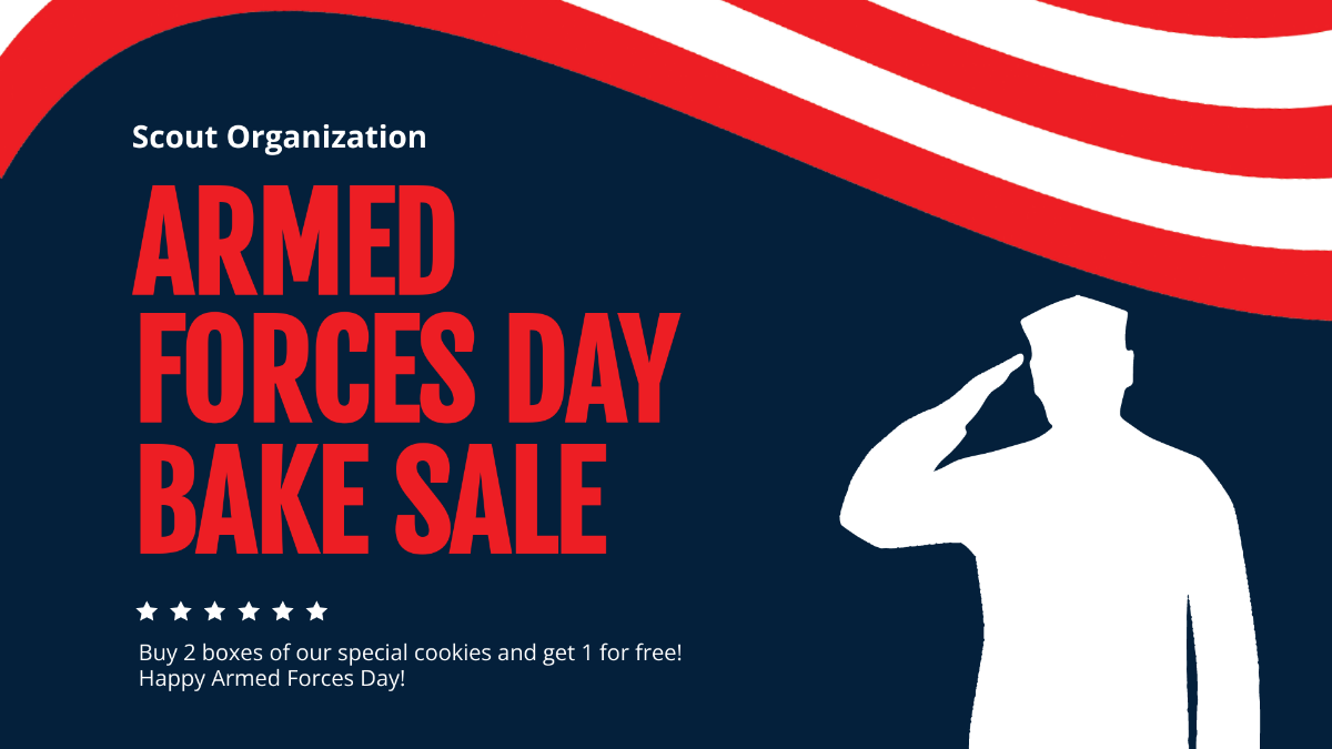 Armed Forces Day Facebook Event Cover Template