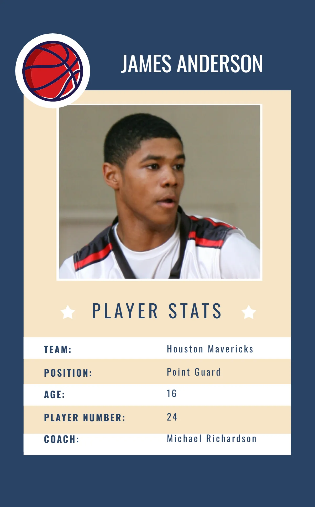 Free Sports Card Template to Edit Online