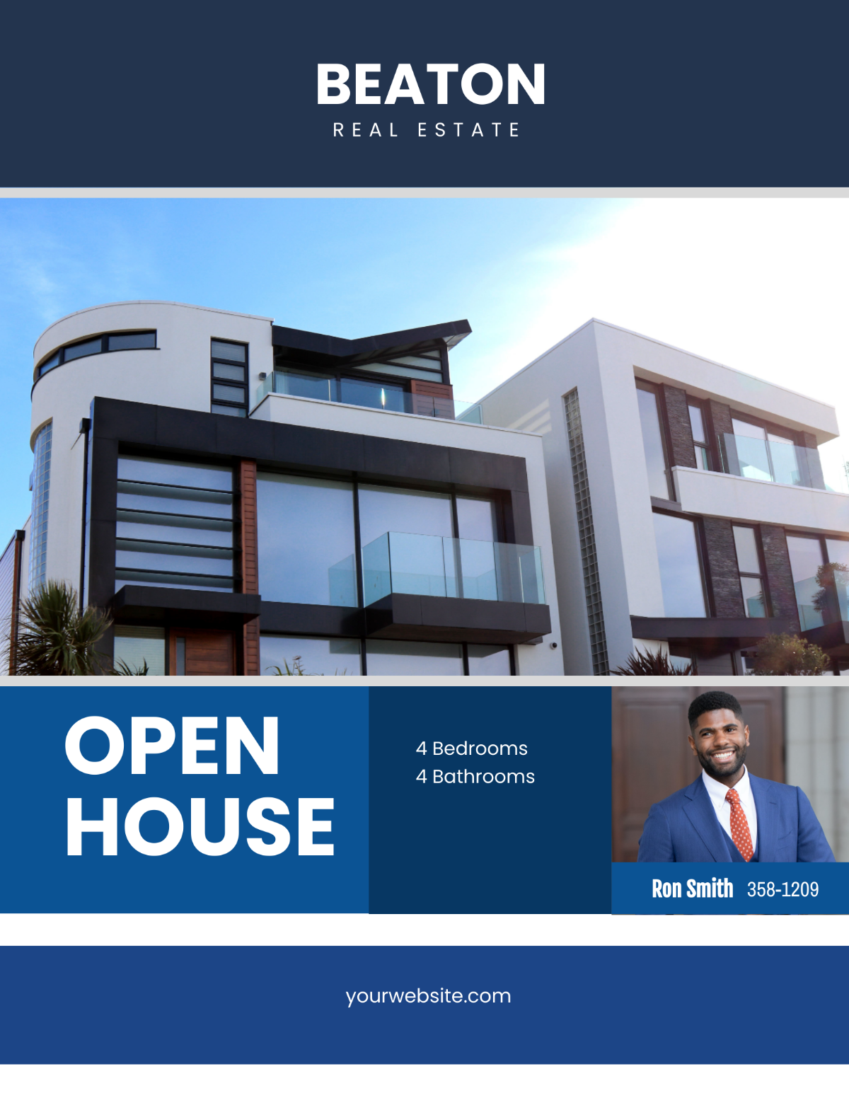 Open House Agent Flyer Template