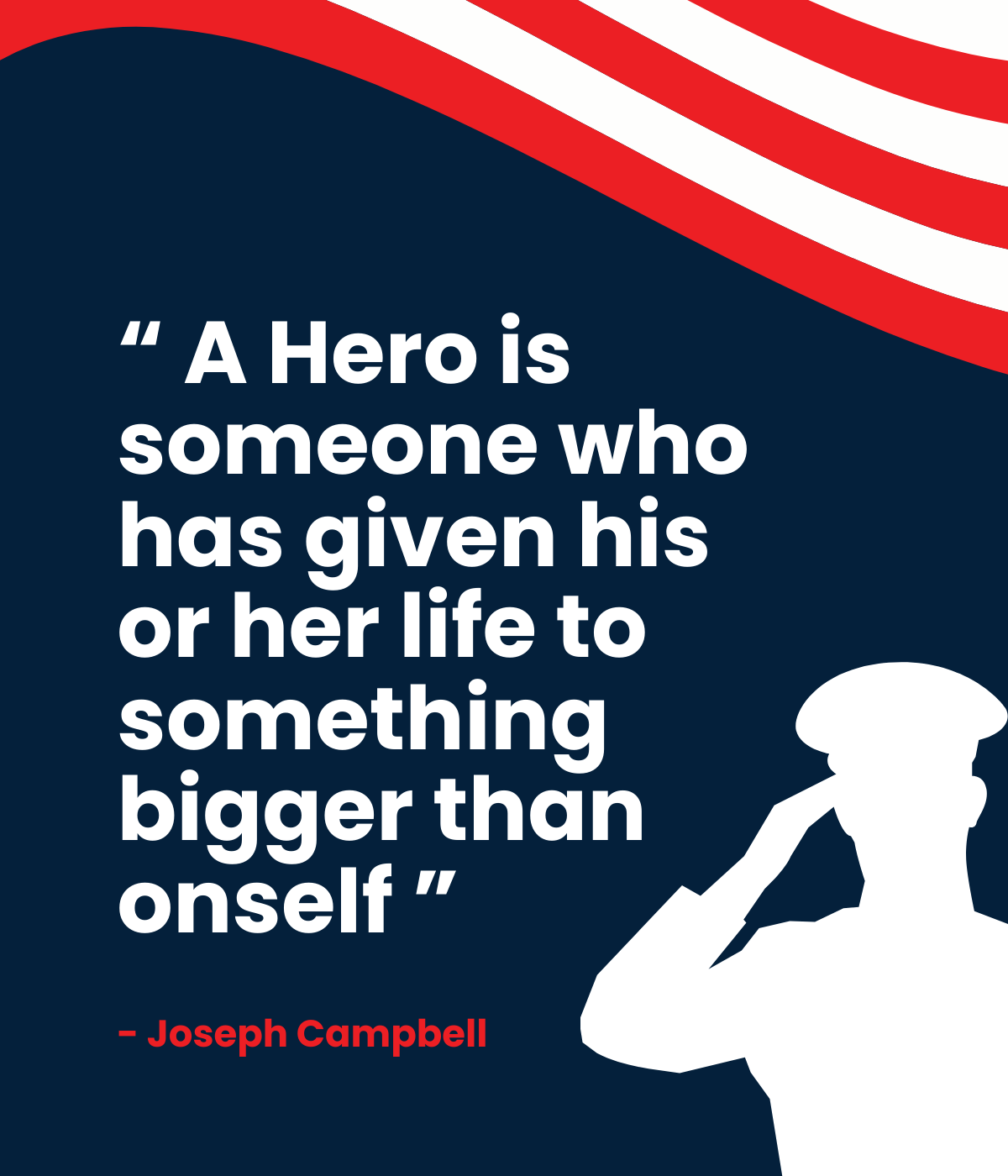 Armed Forces Day Quote template