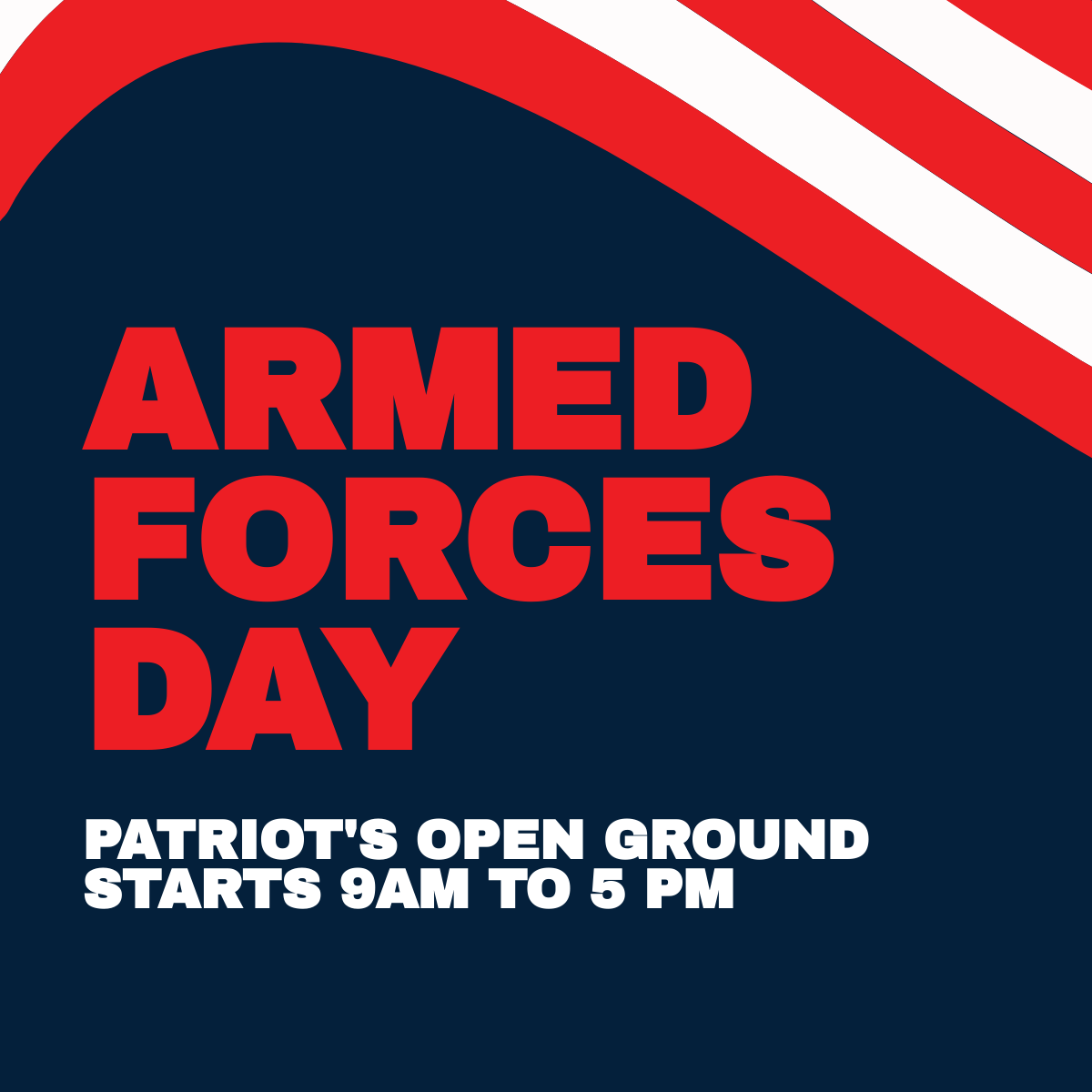 Free Armed Forces Day Twitter Profile Photo Template