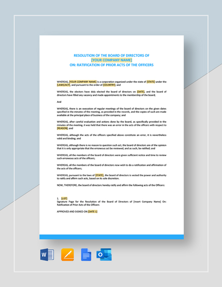 FREE Shareholder Templates in Microsoft Word (DOC) | Template.net