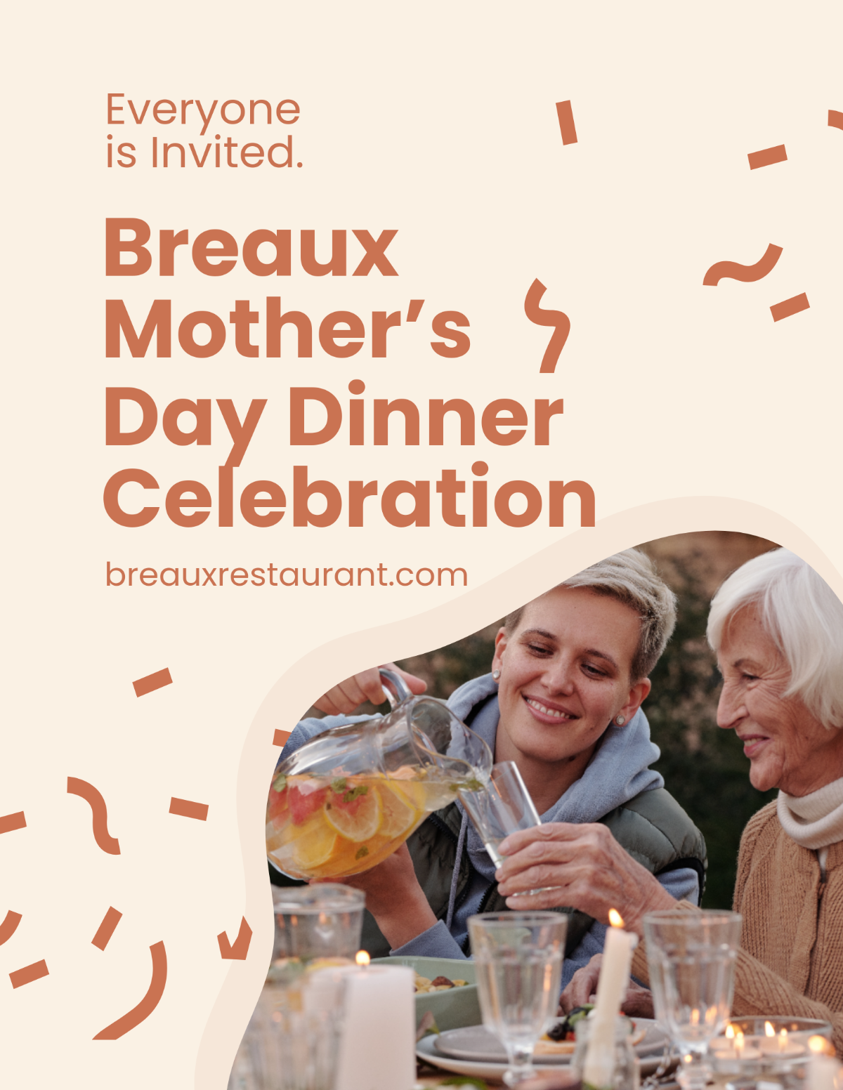 Free Mother's Day Celebration Flyer Template