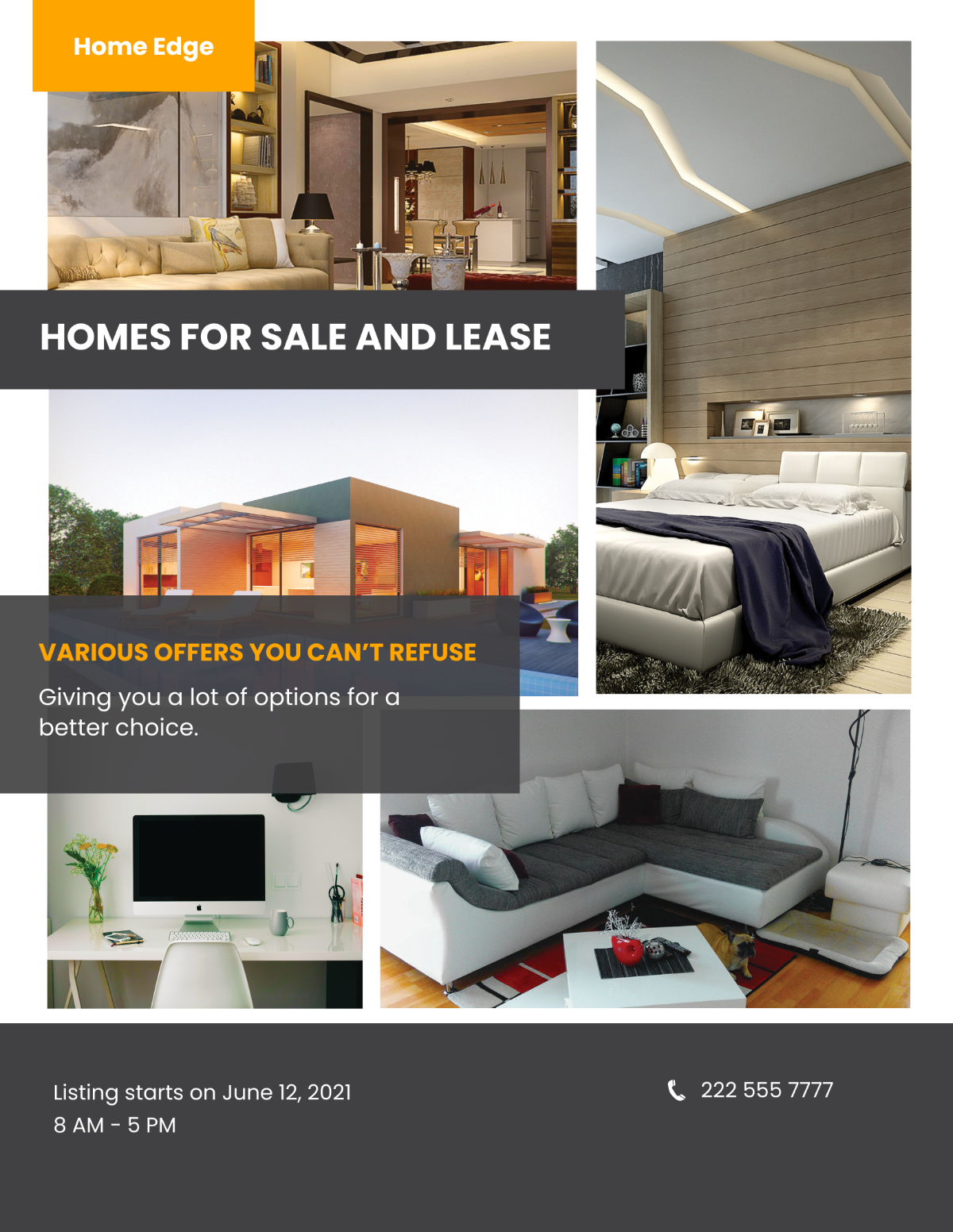 Sample Real Estate Flyer Template - Edit Online & Download