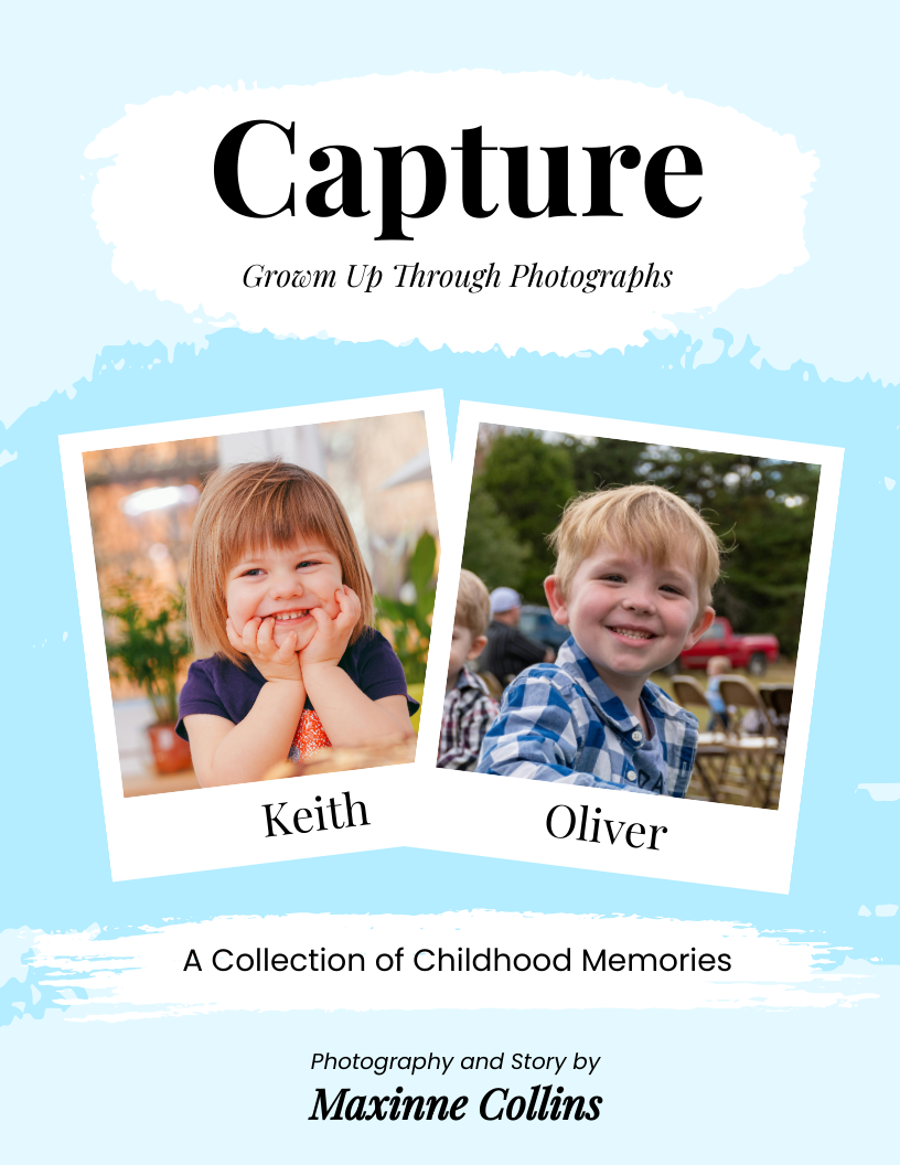 Free Kid's Photo Book Cover Template
