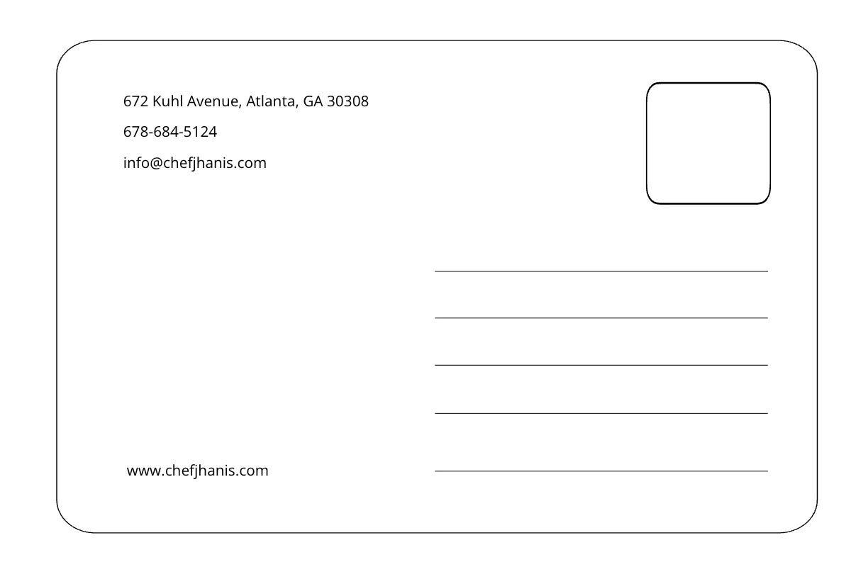 Free Sample Postcard Template to Edit Online