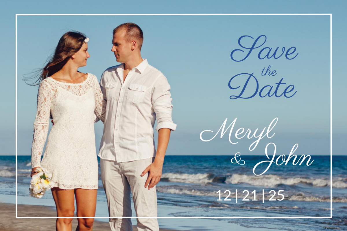 Save the Date Postcard Template - Edit Online & Download