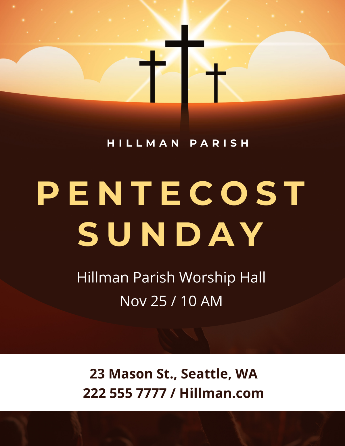 Pentecost Sunday Flyer Template - Edit Online & Download