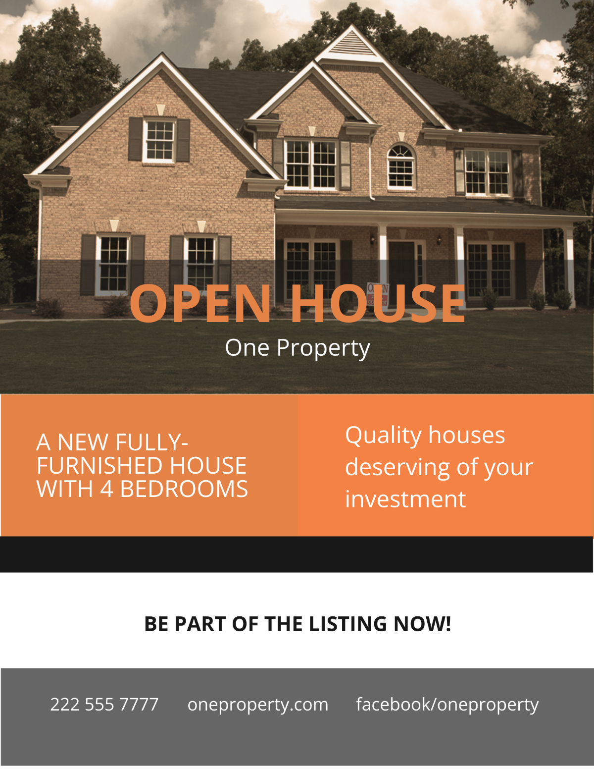 Home Real Estate Flyer Template