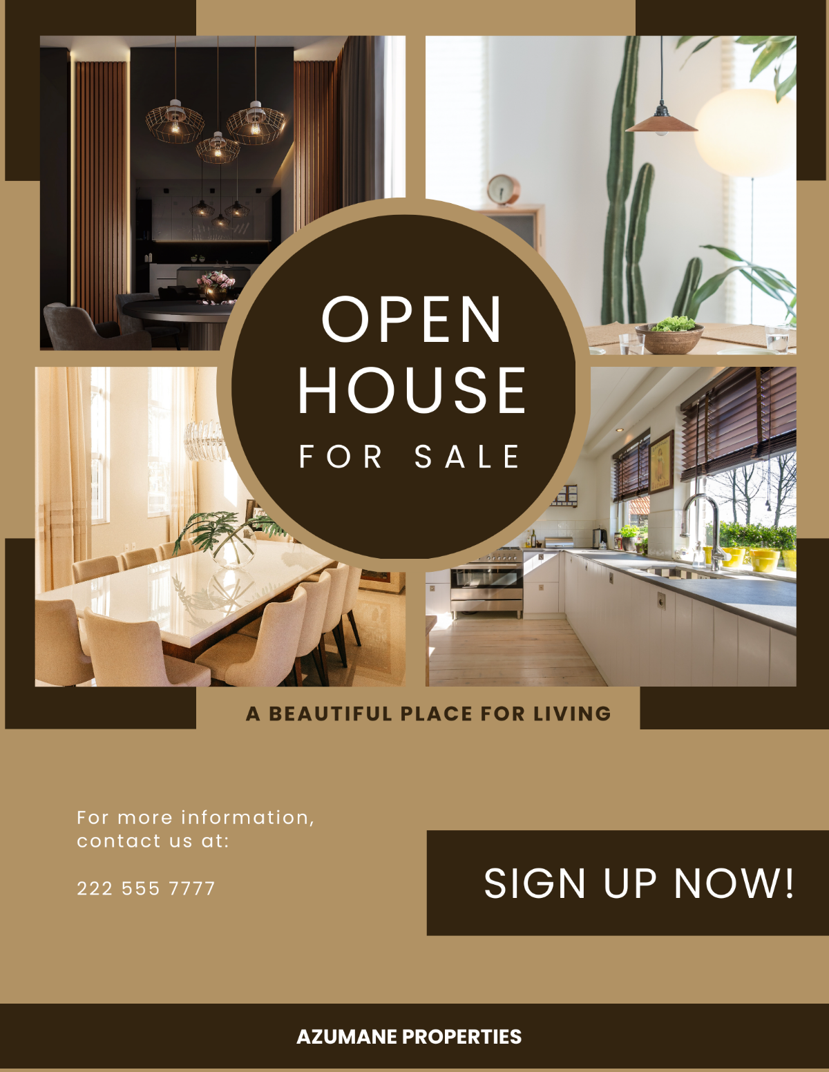Open House Sale Flyer Template