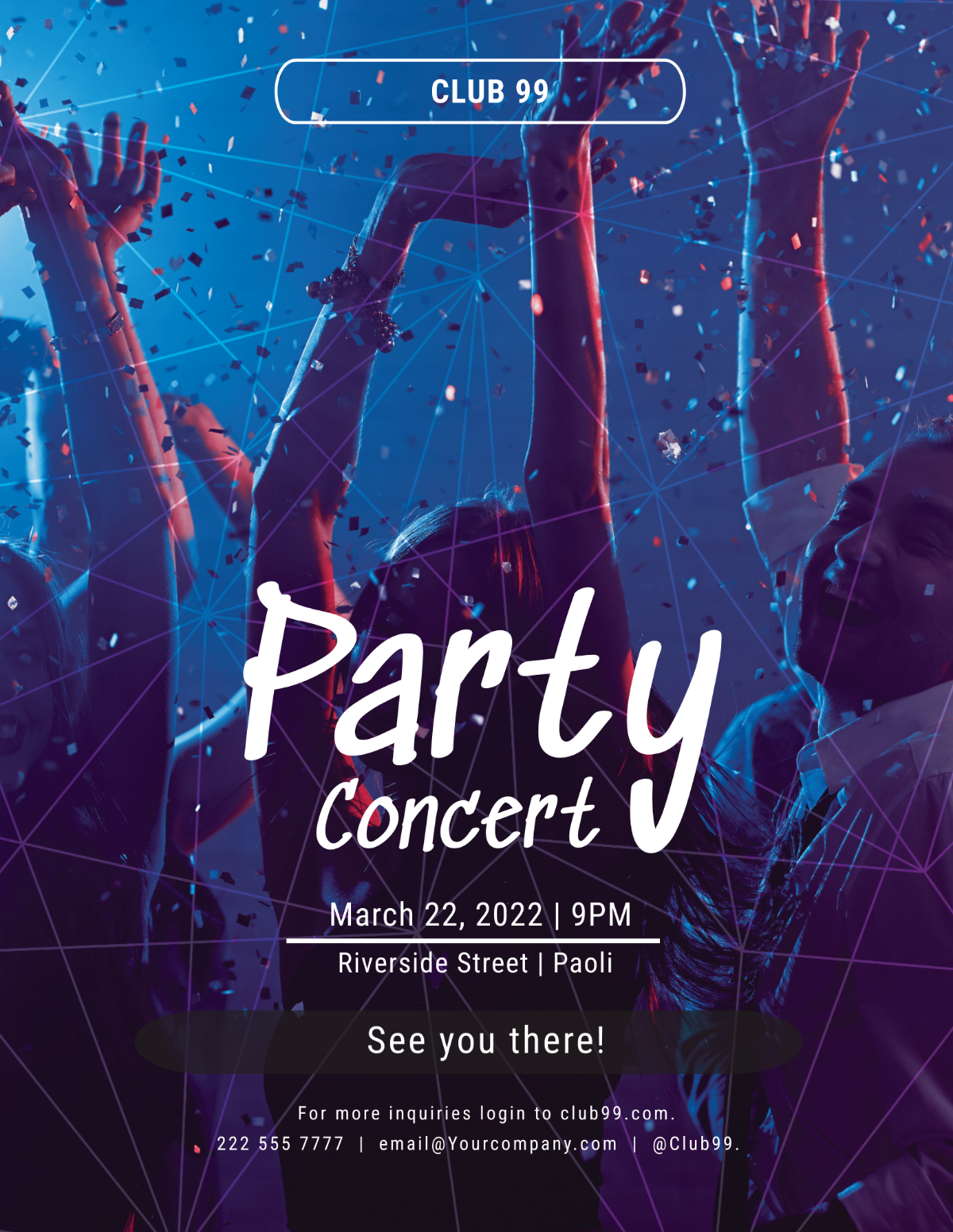 Party Concert Flyer Template