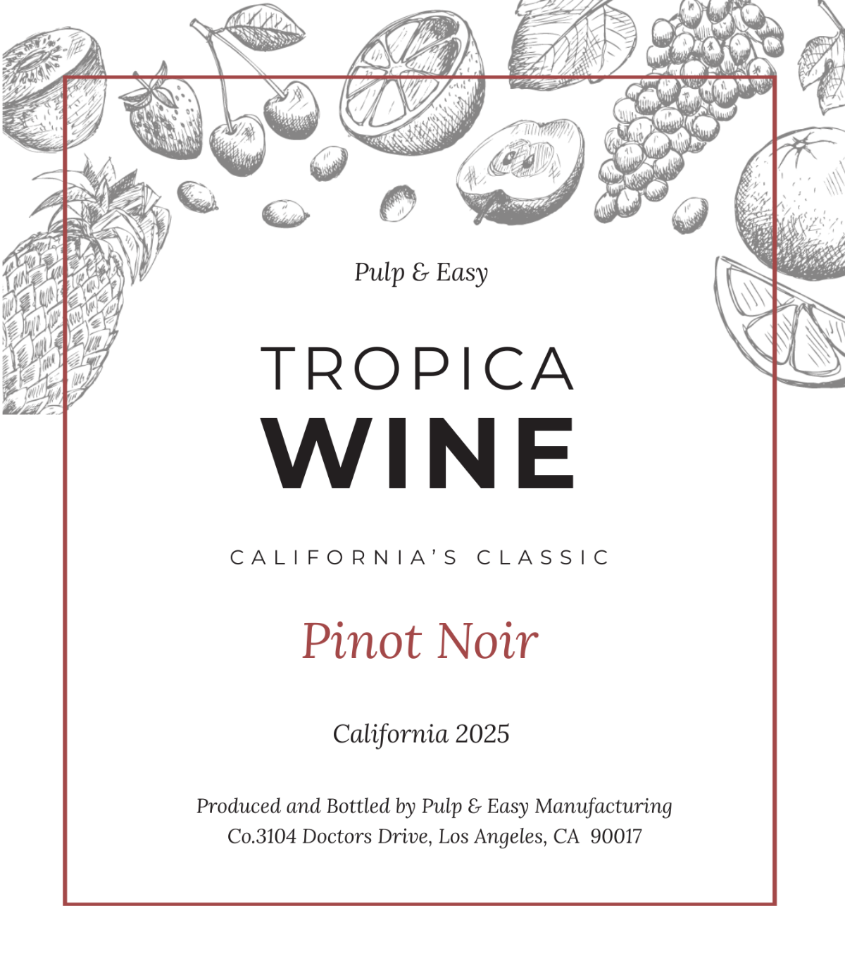 Free Bottle Label Templates Editable And Printable