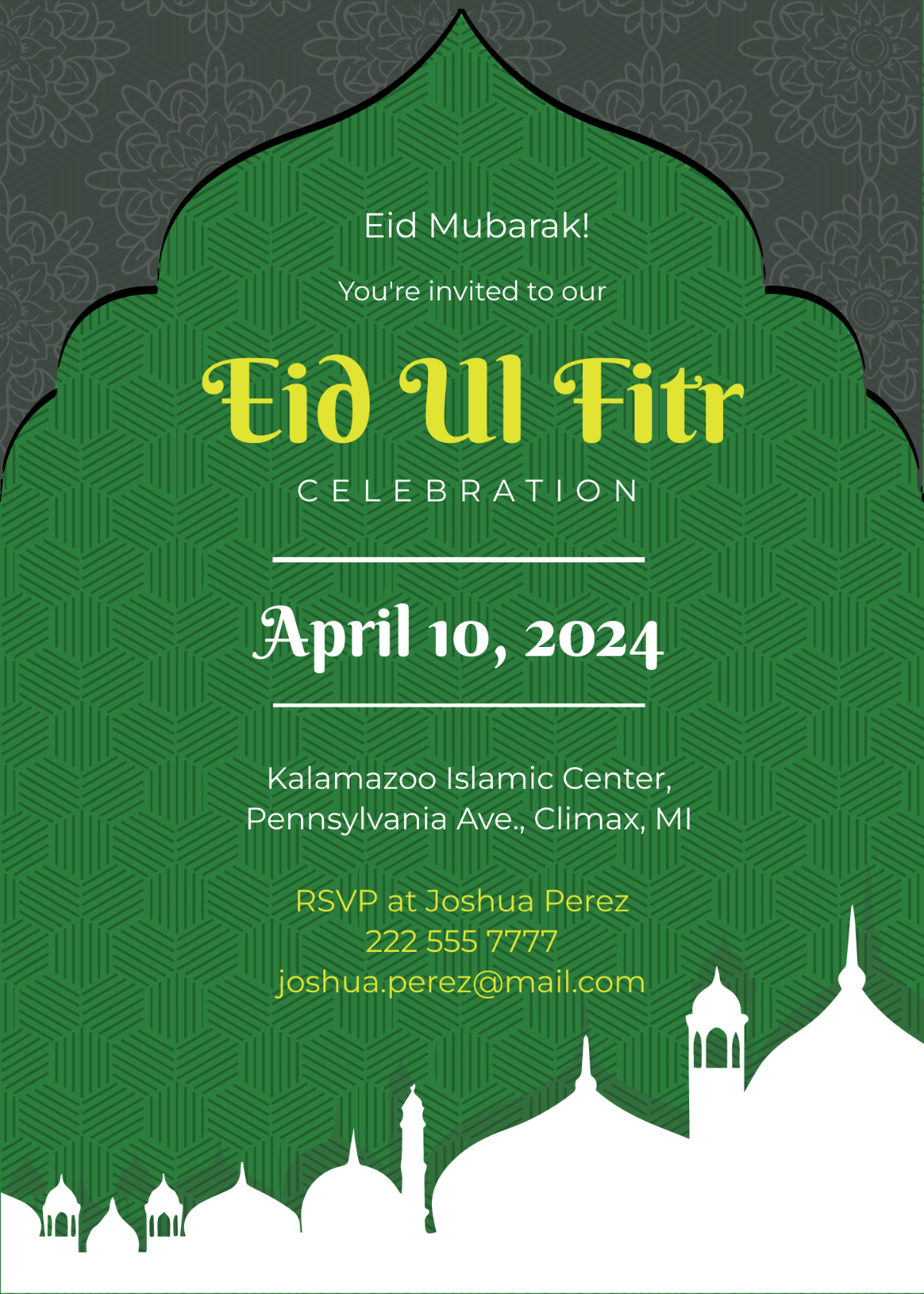 Eid ul Fitr Invitation