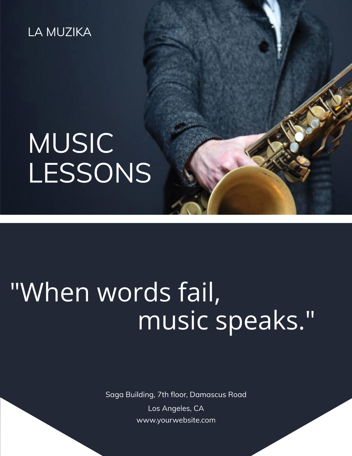 Music Learning Center Flyer