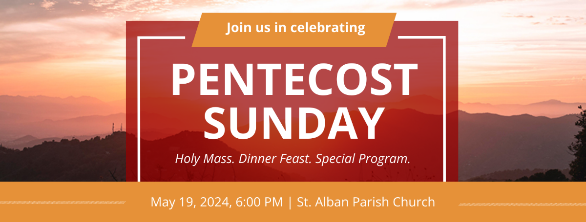 Pentecost Sunday Facebook Cover Template