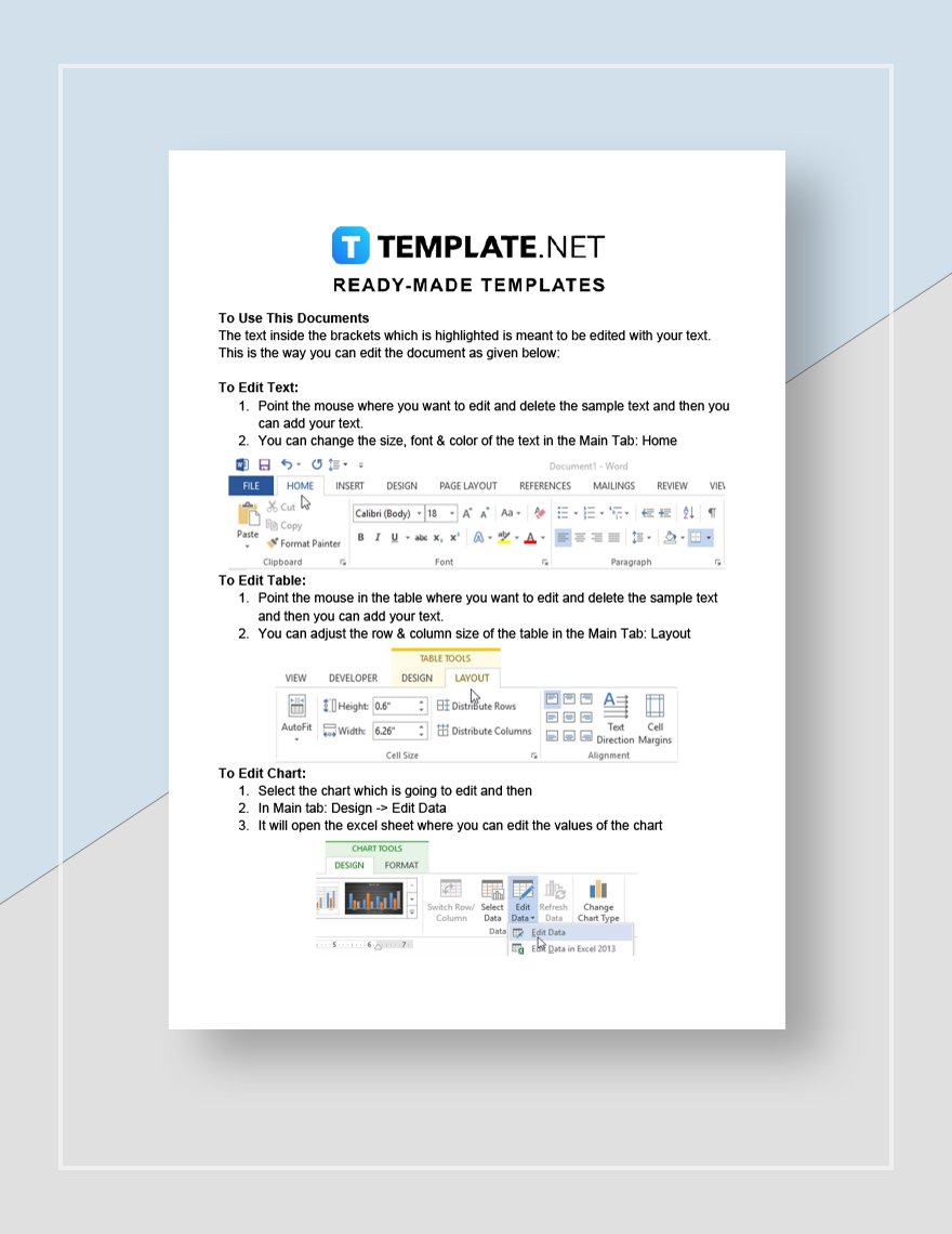 Negative Response Qualifications Template