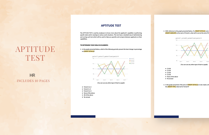 Aptitude Test Template Download In Word Google Docs Apple Pages Template