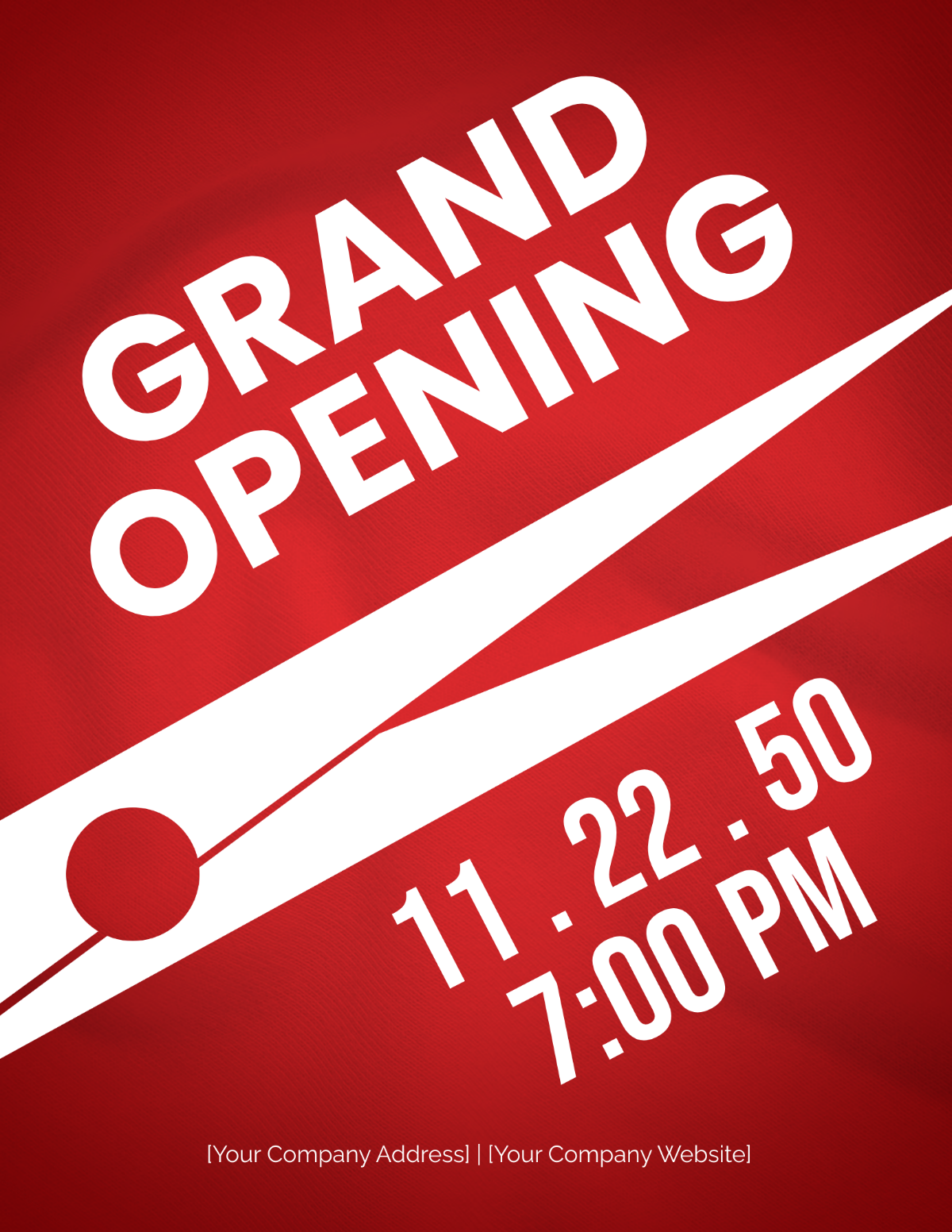 Free Grand Opening Flyer Template