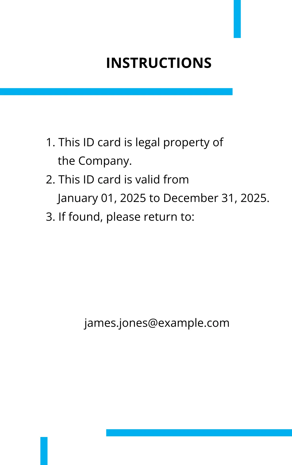 Free Modern ID Card Template to Edit Online Free Modern ID Card Template to Edit Online