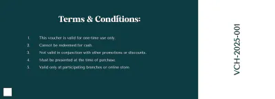 Free Business Voucher Template to Edit Online